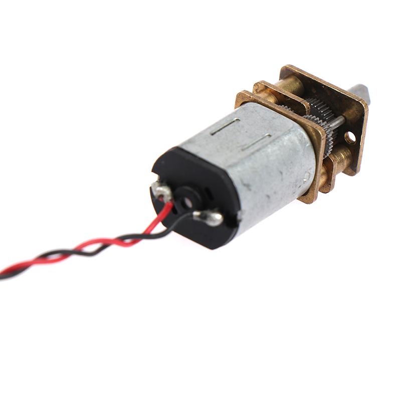 Micro N20 Gear Motor Slow Speed Metal Gearbox Reducer Electric Motor Diy Toy