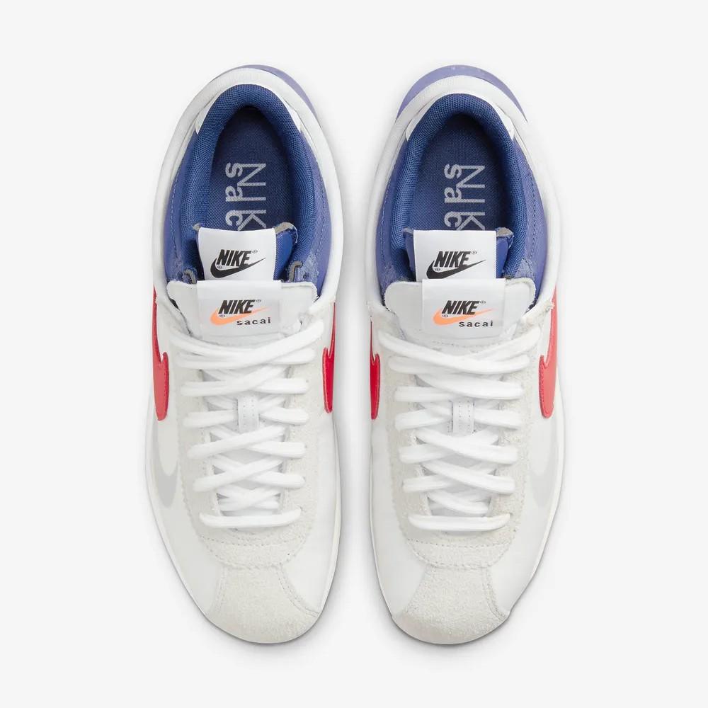Nike X Sacai Zoom Cortez SP White и University Red DQ0581-100