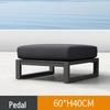 Aluminum Alloy Outdoor Rattan Sofa Set with Waterproof Coffee Table