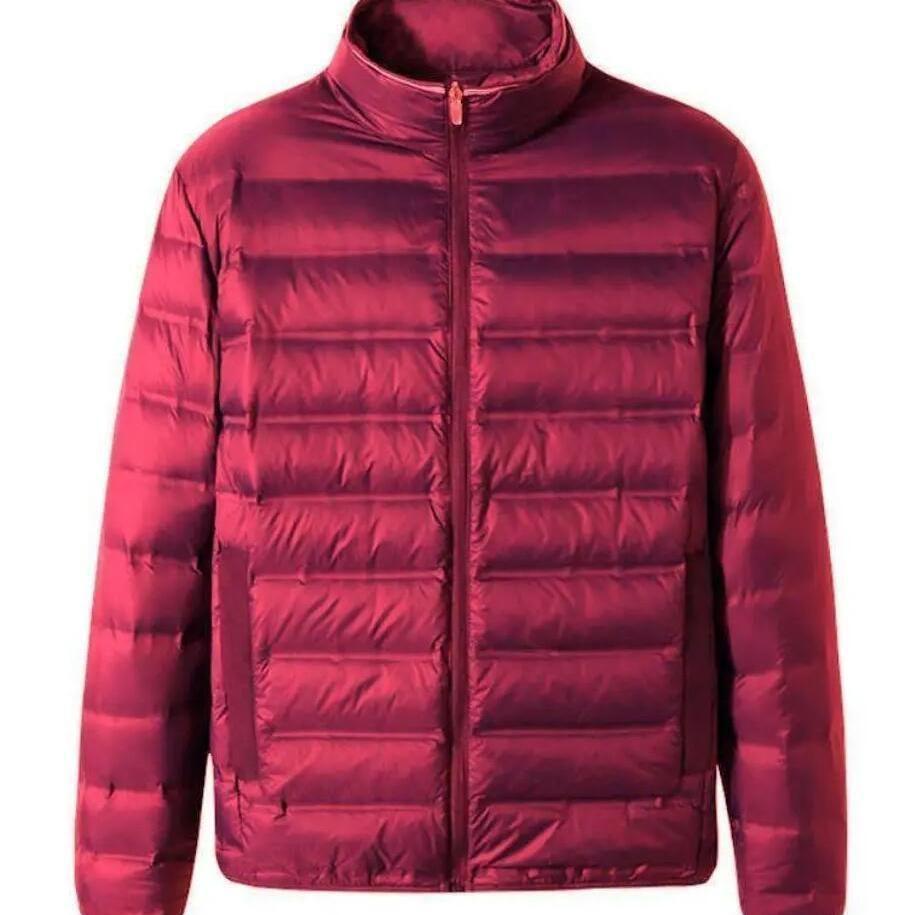 Men's Ultra-Thin Plus Size Light Down Jacket for Off-Season