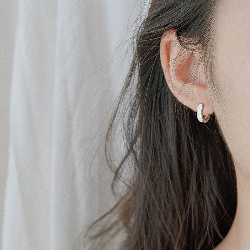 Женские круглые серьги-пусеты - Модные круглые каффы для ушей, Стиль для сна, Корейская мода