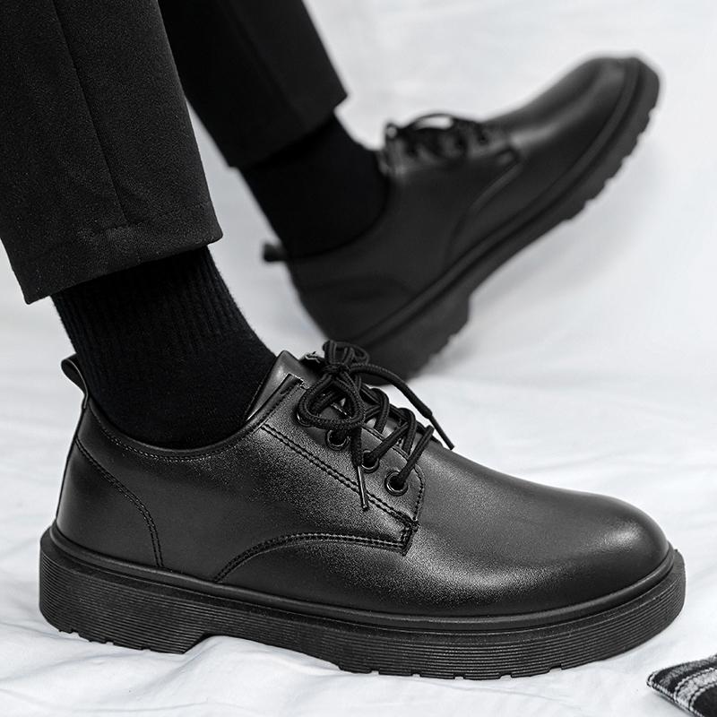 Модная кожаная мужская повседневная обувь, дышащая, деловая, на шнуровке, обувь ручной работы, горячая распродажа, брендовая классическая мужская обувь, мокасины на плоской подошве