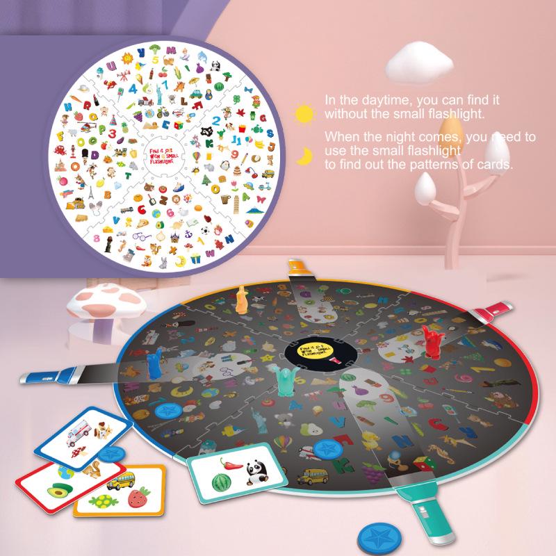 Фонарик Discover-It Mini: Детская настольная игра для взаимодействия родителей и детей и тренировки памяти.