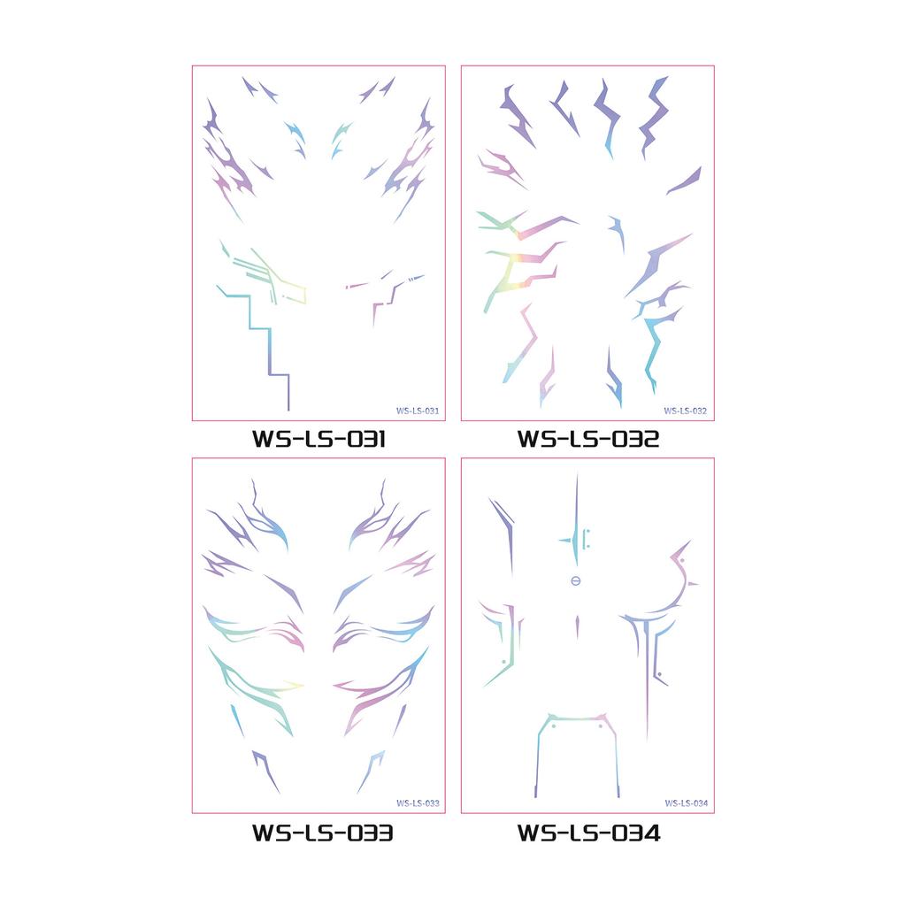 5pcs KPop Demon Hunters Temporary Tattoo Set Rumi& Jinu Patters | Bithday Panty HUNTR/Xi Saja Boys Haloween Cosplay Rumi Tattoos