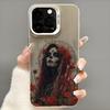 Чехол для телефона Санта Муэрте Чехол для телефона для iPhone 14 16 15 11 12 13 Pro Max Mini Plus Ударопрочный чехол