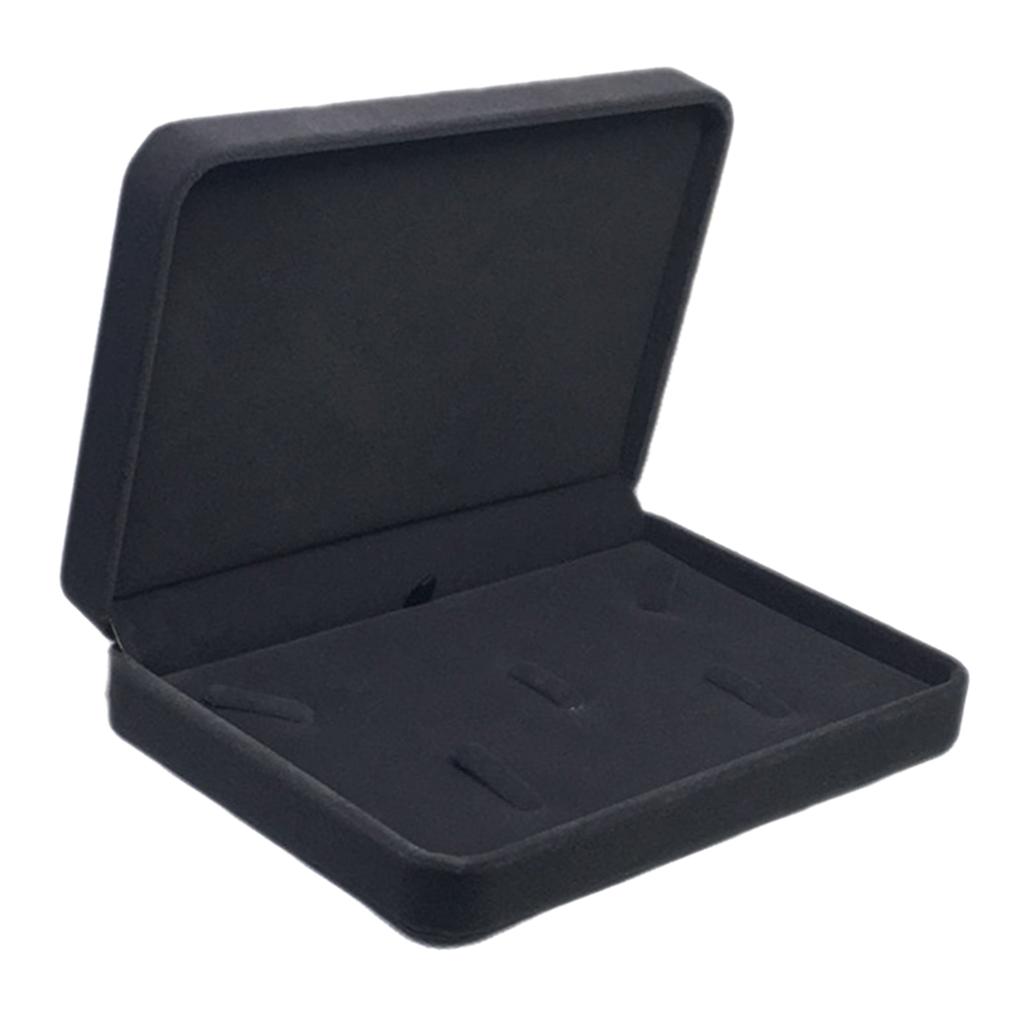 Бархатные наборы ювелирных изделий Коробки Поднос для путешествий Ожерелье Хранение Витрина Красный