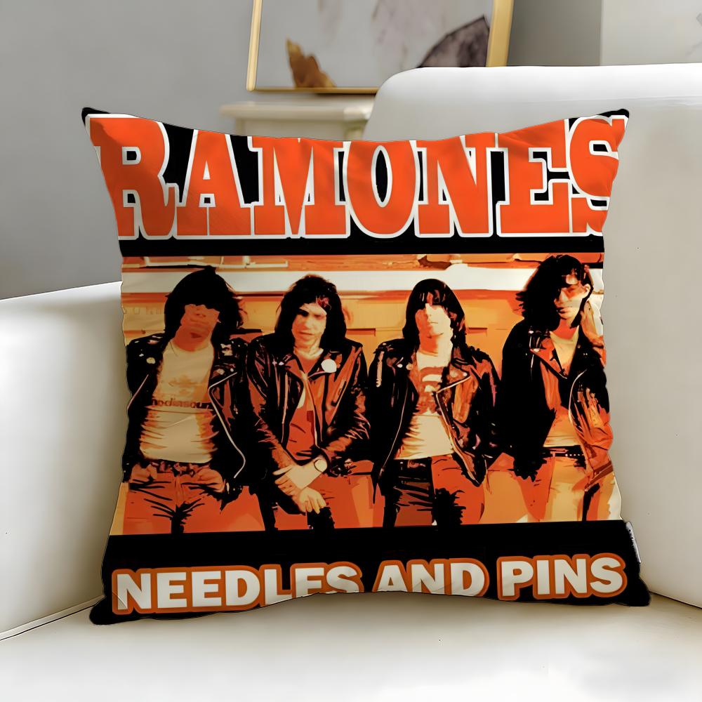 Классическая группа Ramones Наволочка Мягкая и Легко стирающаяся – Универсальная для Дивана, Кровати, Путешествий и Офиса