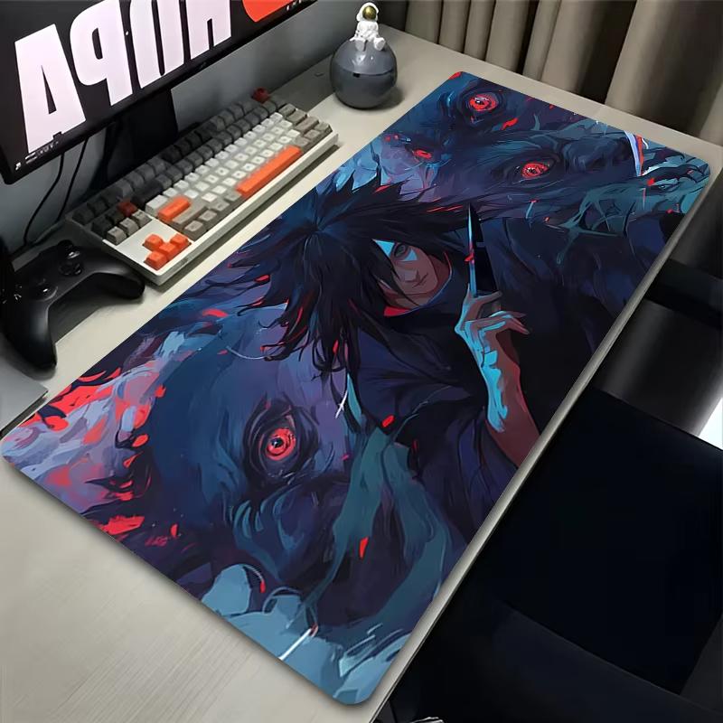 Mouse Pad XXL Large Rubber Mousepads Game Play Mats Notebook Computer Pad Table Mat PC Carpet NNARUTOS Uchiha Madara Mousepad