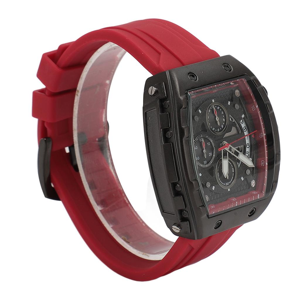 Multifunctional Men Sport Watch 30m Waterproof Rubber Strap Fashionable Digital Display Analog