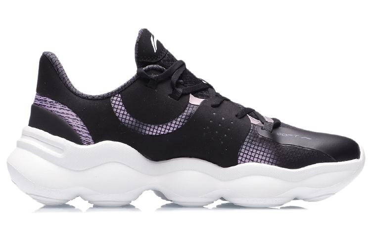 Women's Sneakers Li-Ning Casual Shoes Women's Low-top Black/Pink