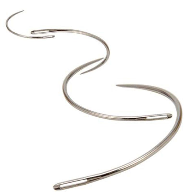 4 шт. швейных игл для ручного ремонта, инструмент для заплаток, швейные иглы для ручного ремонта обивки, ковров, кожи, холста, кожевенных изделий