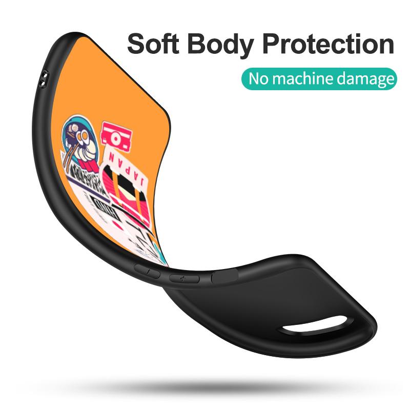 Black Tpu Case For Huawei Honor 50 Lite Pro 10 Lite Nova 8 9 Pro 4G 5G 8i Back Cover Boarding Pass Traveltickets