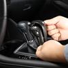 Для Mazda 3 BP Axela CX-30 CX30 CX-50 2020-2022 автомобильная головка рычага переключения передач ручка крышка отделка наклейка ABS карбоновое волокно аксессуары