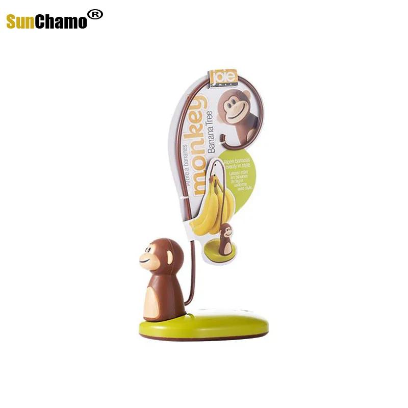 Креативная подставка для бананов в виде обезьяны, фруктовая чаша, контейнер для закусок с герметичной крышкой, органайзер для хранения на кухне