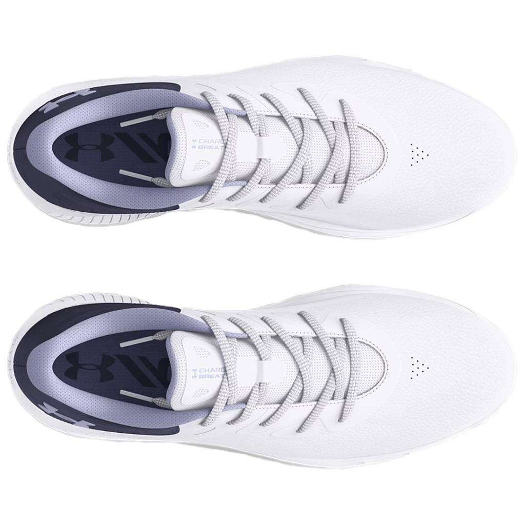 Under Armour Заряженные Дышащие Удобные Универсальные Низкие Гольф-кроссовки Женские кроссовки Белые 3026403-101