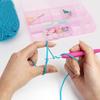 Пряжа для свитера, пластиковая ручка, алюминий для плетения, швейная игла, набор вязальных спиц, 8 шт., разноцветный крючок для вязания крючком 2,5-6 мм
