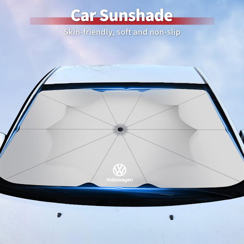 Car Front Windshield Sunshade Umbrella Summer Sun Protection For VW Passat Golf Tiguan Polo Scirocco Jetta CC T-ROC Touareg zk4