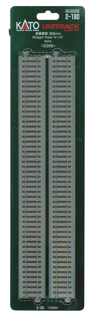 KATO Прямой путь колеи HO 369 мм 4 шт. 2-180 Принадлежности для моделей железных дорог