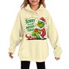 Children's Fashionable Casual Long-sleeved Loose Christmas Print Pullover Hooded Sweatshirt