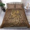 Red Dragon King Queen Duvet Cover Western Mythical Animals Bedding Set For Kids Teens Adults Magical Creature 2/3Pcs Quilt Cover