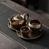 Ceramic Tea Set One Pot and Two Cups Teapot Teacup Tea Infuser Kettle Storage Tray Teas Tray Tea Brewing Utensils Teaware Sets