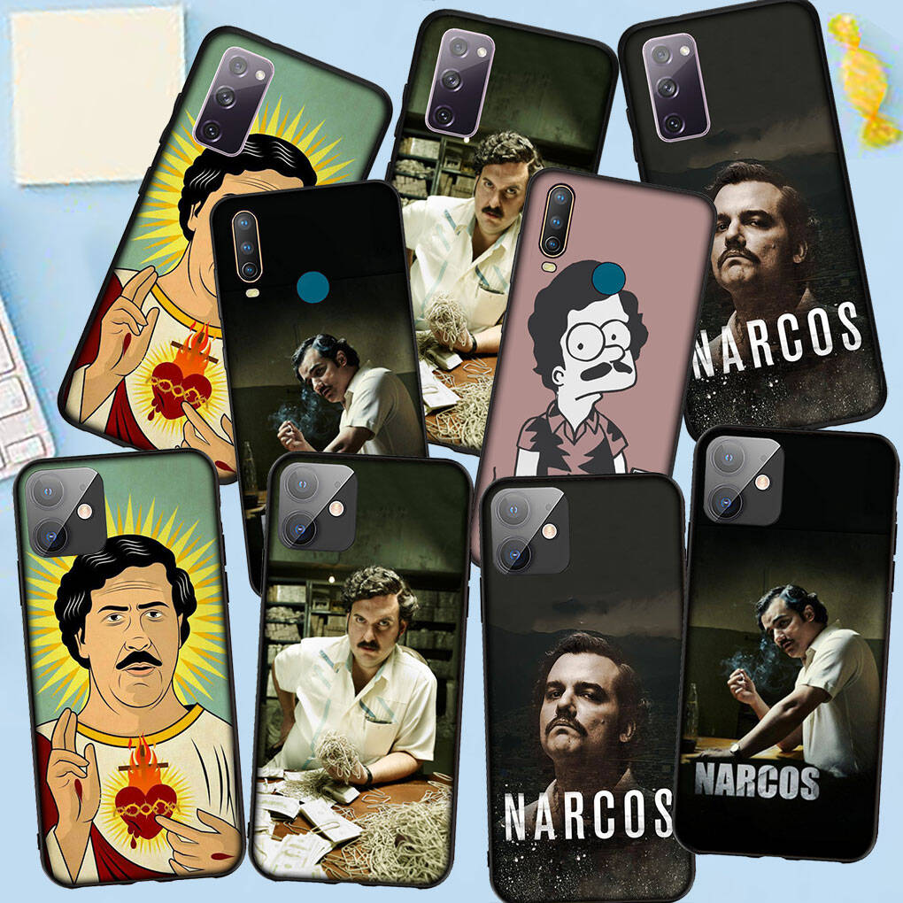 Phone Case for iPhone 17 16 15 Plus Huawei P30 P20 Lite Redmi Note 14 12 11 13 Pro Max OPPO A60 A80 A40 A18 A38 A54 Pablo Escobar Poster Narcos Cover