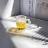 Брелок для ключей True Proof Beer Glass, пивные украшения, креативный пивной бокал, пивные украшения, брелок для ключей