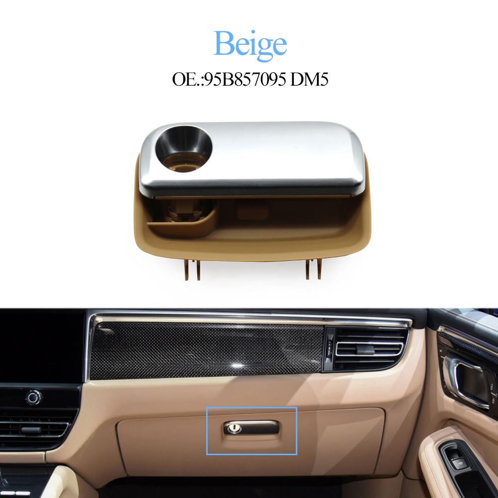 Dashboard Glove Box Switch Handle Toolbox Lock Cover Panel For Porsche Macan 95B Cayman 981 982 Panamera 970 Carrera 991 Boxster