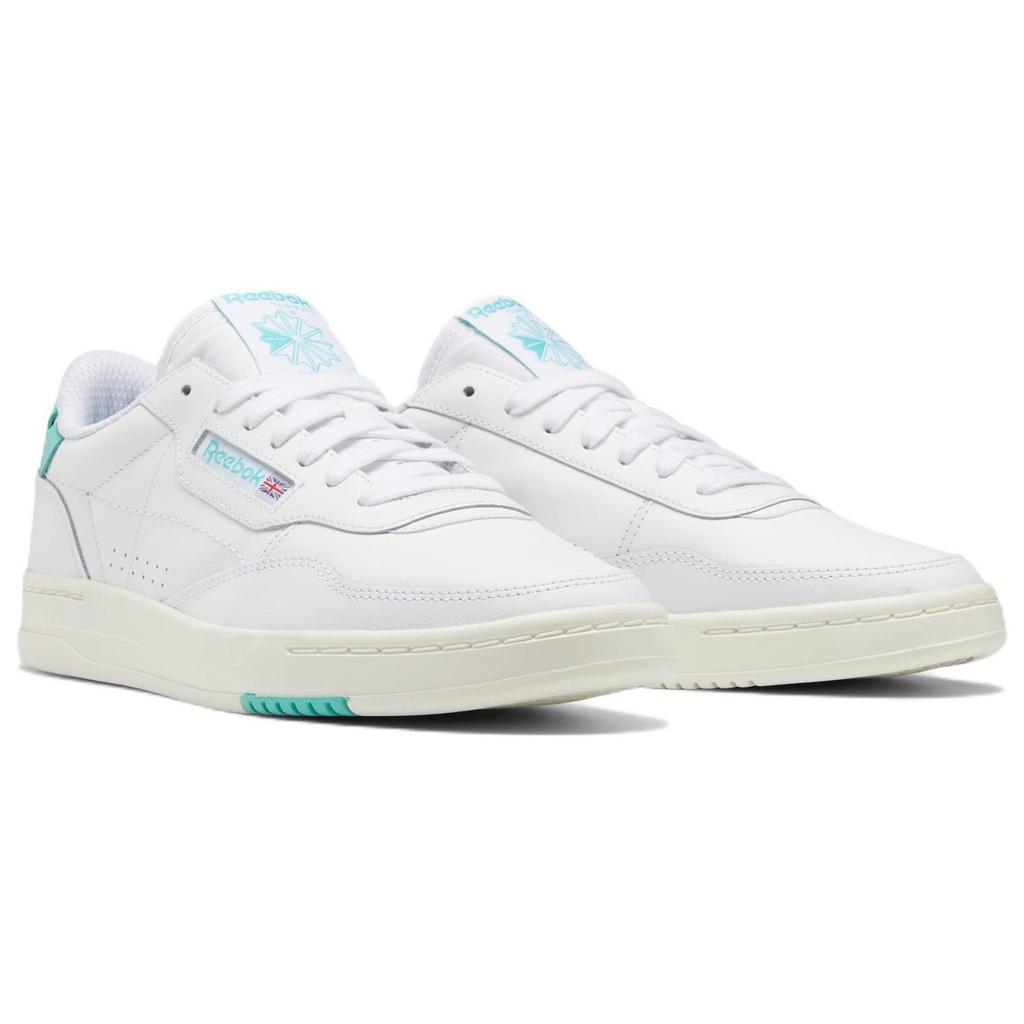 Reebok Кроссовки Court Peak Удобные Прочные Низкие Унисекс Бело-Синие GY7202