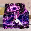 Фланелевое одеяло из аниме Dragon Ball - Мягкое, теплое, идеально подходит для дивана, постельного белья, кемпинга, путешествий, офиса, домашнего декора -QJY