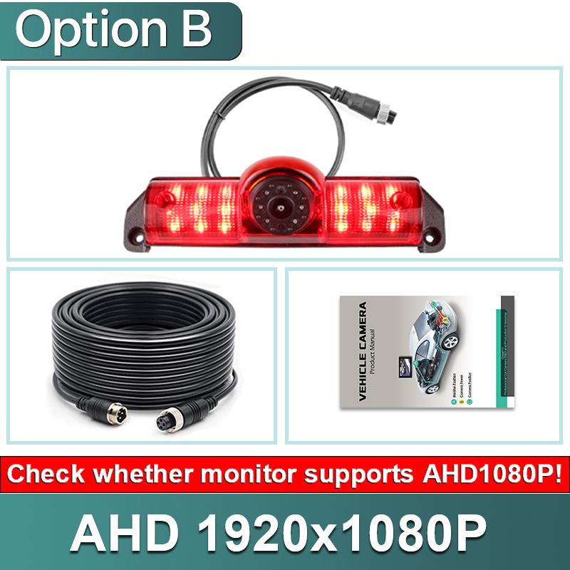 CCD AHD 1080P камера заднего вида для крепления на крыше автомобиля с тормозным фонарем для Chevy Express GM GMC Savana Cargo Van Transporter 2003-2018