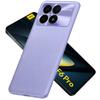 Leather case for Xiaomi Poco F6 Pro, leather hybrid, purple