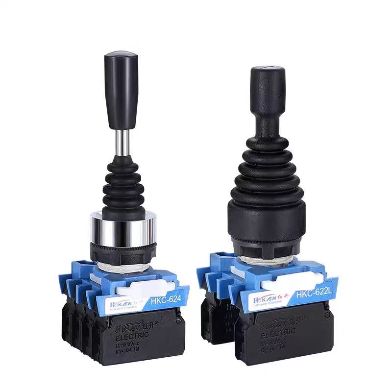 Gute Qualität 22mm Master Mono lever Modularität Kipphebel Joystick Wipp kreuzsc halter 2 4-Wege-Reset momentane HKC-622 624 612