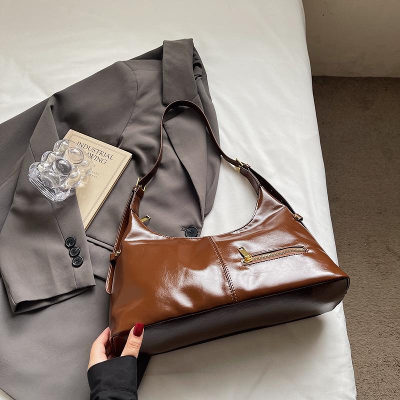 Новая трендовая сумка модная женская нишевая повседневная универсальная сумка-мессенджер в стиле ретро, сумка-тоут, сумка под мышкой