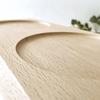 KATOMOKU Cat Beech Table, 2-Dish Capacity, Wood, km-123NA