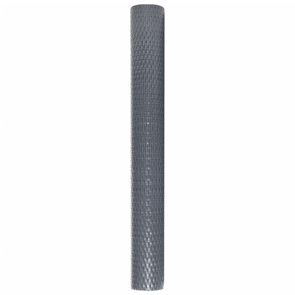 Vidaxl Parawan Balkonowy, Antracytowy, 1000X90 Cm, Polirattan