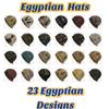 Egyptian Anubis Goth Bonnet Hat Print Punk Hip Hop Rock Autumn Winter Ethnic Ancient Egypt Hieroglyphic Beanie Unisex Men Women