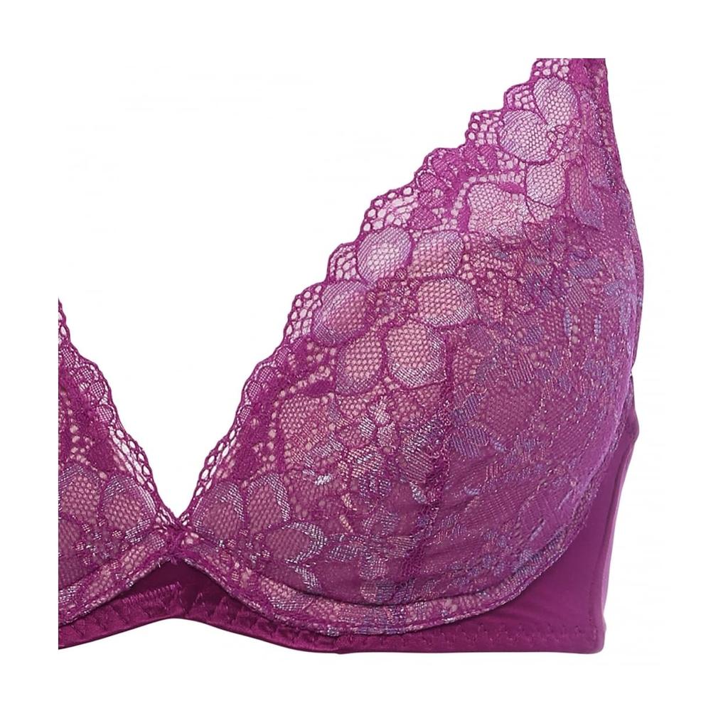 AMOSTYLE Dream Wireless Bra Panty Dream M022 A70M Size Bra, & Set, Daylily, (Purple),