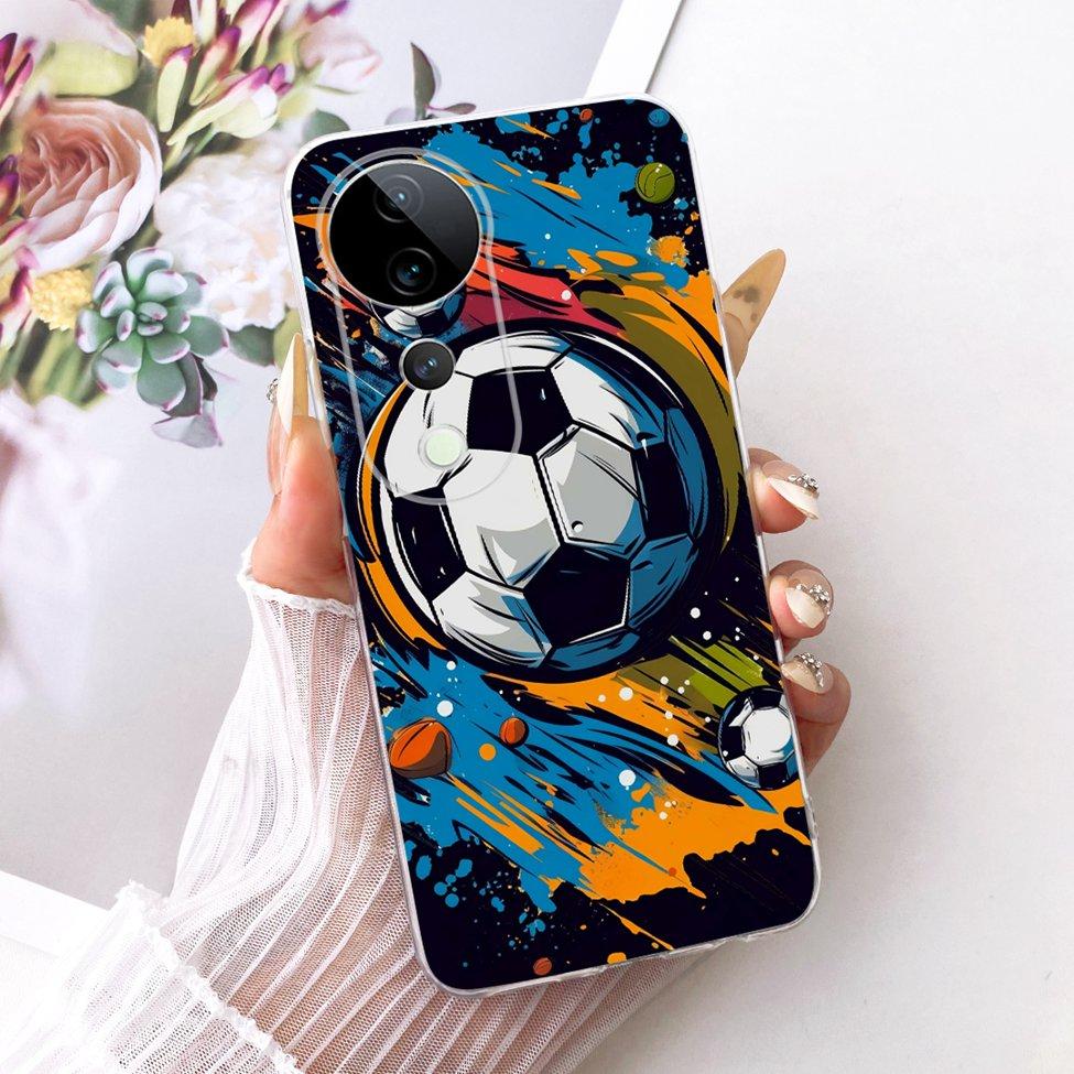 Чехол Для Vivo S19 Pro Прозрачный Чехол Эстетичный Роскошный Милый Модный Цветок Смешной Расписной Funda Для Vivo S19Pro V2362A Обложка