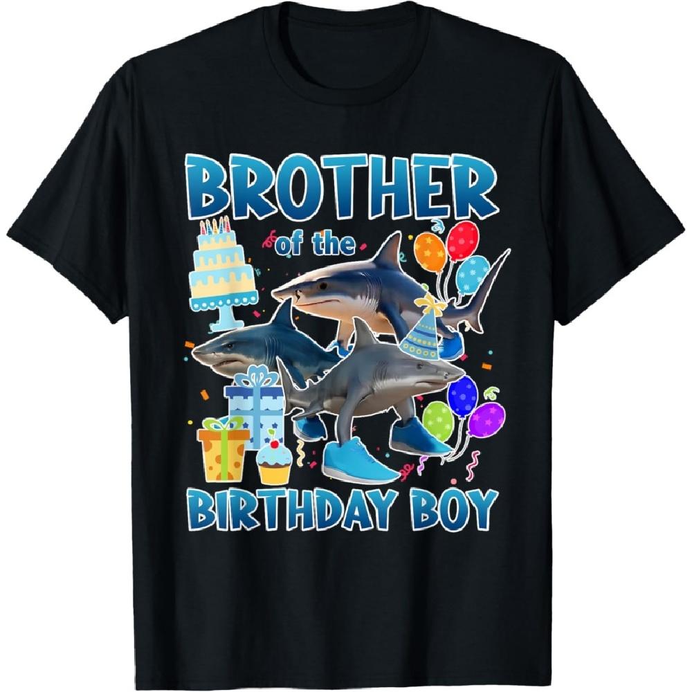 Brother Of The Birthday Boy Tralalero Tralala Family T-Shirt