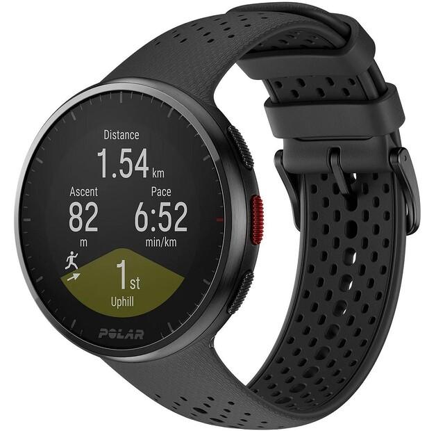 Беговые часы Polar Pacer PRO серо-черные S-L