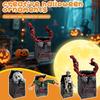 Halloween Scary Animated Toys (4 Styles) - Sound-Activated Moving Eyes, Light-Up & Spooky Sounds, 3xAA Battery Operated For Haunted House, Party Decor