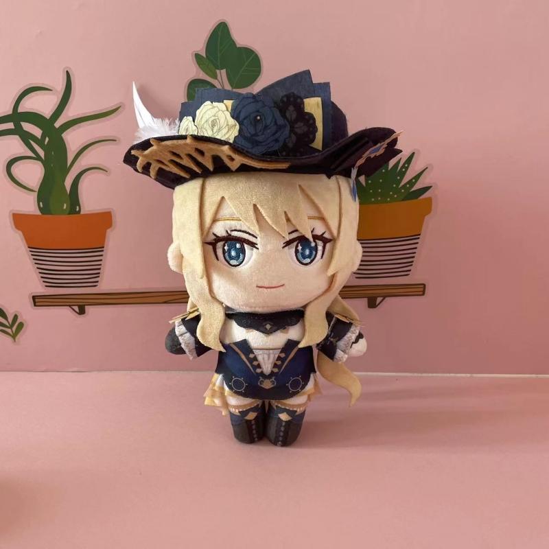 Плюшевая кукла-игрушка для косплея Genshin Impact Навия, 20 см, Аниме-персонаж, Милая мягкая набивная подушка, Рождественский подарок на День благодарения