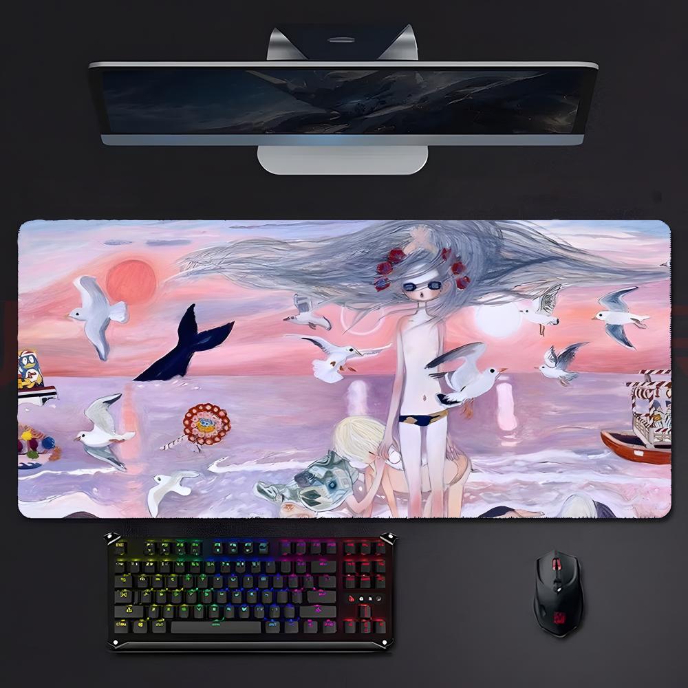 Beautiful Abstract Art Aaya Takano Mouse Pad Mousepad Large Gaming Lockedge Thickened Pc Table Desk Mat