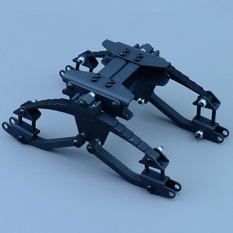 RC Truck Metal Rear Suspension Shock-absorbing Spring Kit for 1/14 Tamiya SCANIA 770S R620 VOLVO BENZ Arocs MAN TGX Car