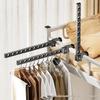 Punch-Free Folding Clothes Drying Rack for Indoor & Balcony Use