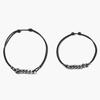 Античный браслет-шнурок с узлами Chain Point String Knot (C2503AC1310_BK)