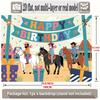 Party Backdrop Flat Western Celebration Photo Booth Party Decor