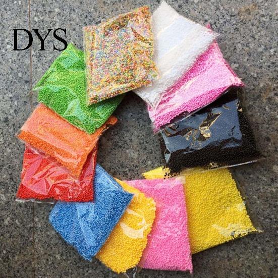 Подарочная коробка из пенополистирола Наполнитель Пена DIY Мини-бусины Разноцветные шарики Декор