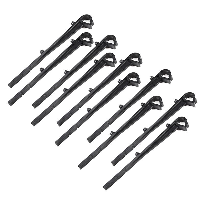 DIY Plastic Gutter Guard Screen Protection Netting Outdoor Leaf Mesh Filte Gutter Cover with Hooks